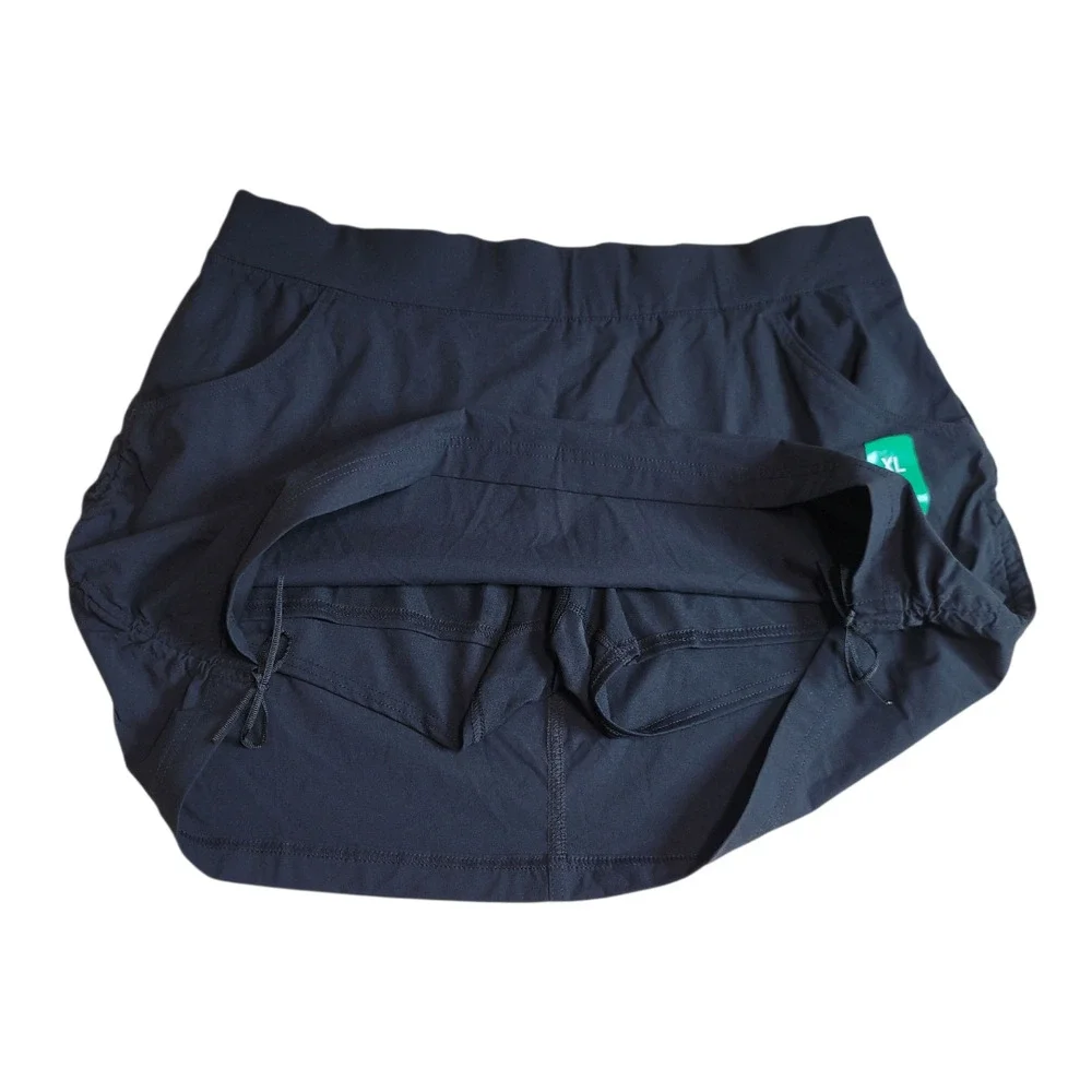 Columbia Active Wear Pull-On Omni Shade Black Skort Size XL
